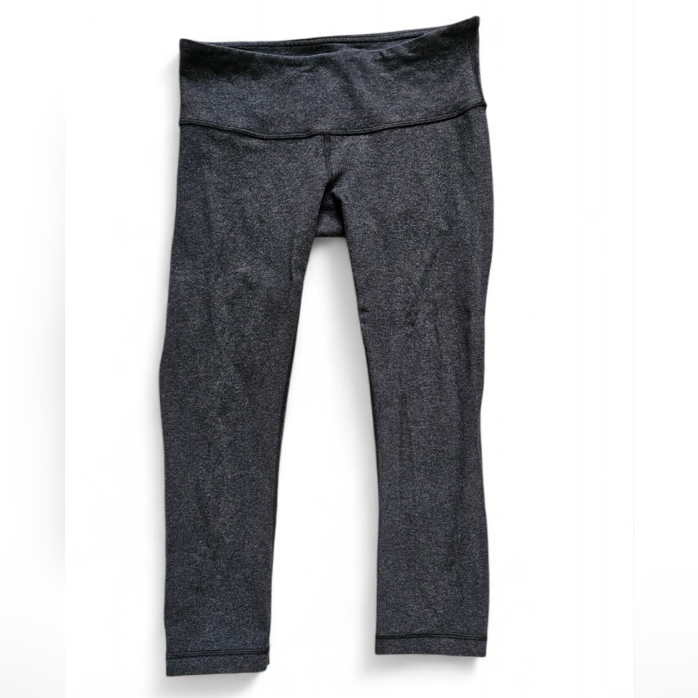 Lululemon Athletica Dark Gray Leggings Like New Sz6